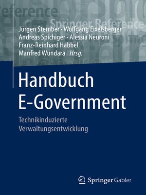 cover image of Handbuch E-Government